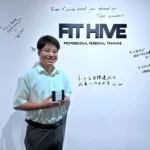 U.M., who trained at FIT HIVE, a personal gym in Honmachi, Nishi-ku, Osaka.