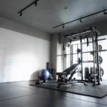 Training machines at FIT HIVE personal gym in Honmachi, Nishi-ku, Osaka