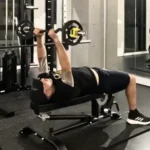 Training scene of an international client working out at FIT HIVE, a personal gym located in Hommachi, Nishi-ku, Osaka City