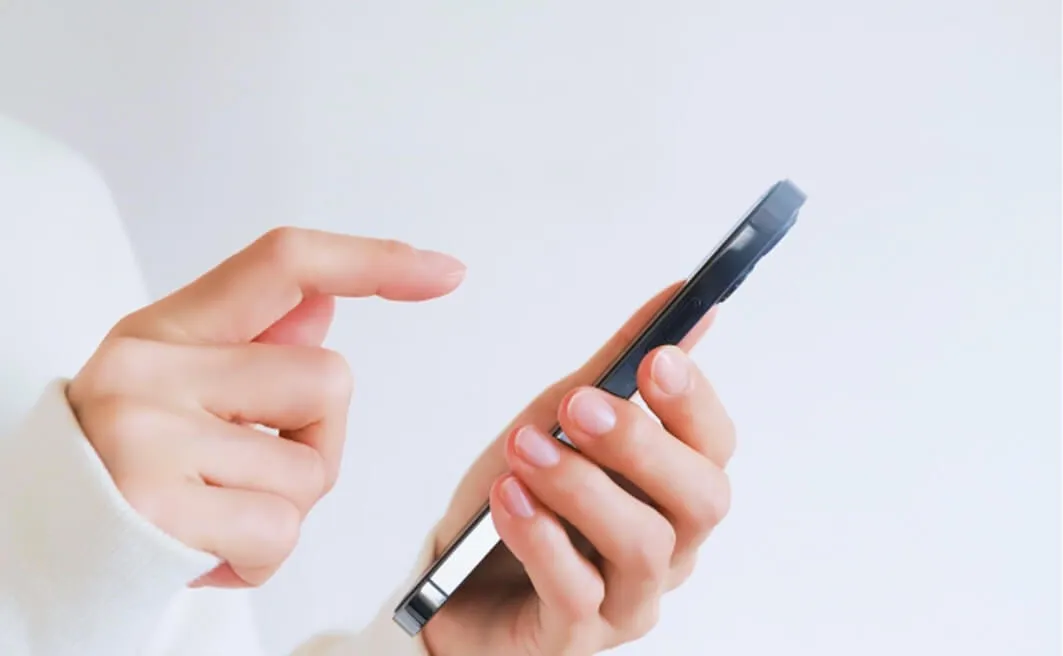 スマホから問い合わせする