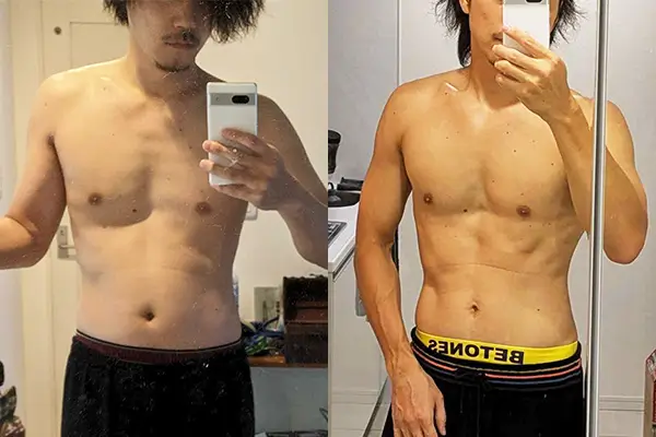 Before & After: A Man in His 30s Who Trained at FIT HIVE