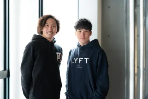 大阪市西区本町のパーソナルジムFIT HIVE（フィットハイブ）の水口代表と安田トレーナー