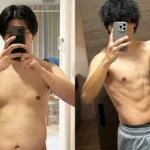 大阪市西区本町のパーソナルジムFIT HIVE（フィットハイブ）でトレーニングを受けた20代男性A.O様のビフォーアフター